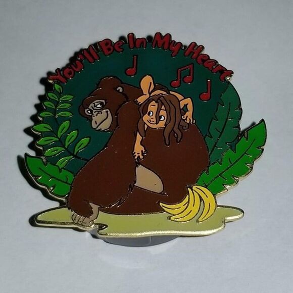 # Disney Tarzan Kala Pin Magical Musical Moments You'll Be In My Heart Green MMM - Picture 2 of 6
